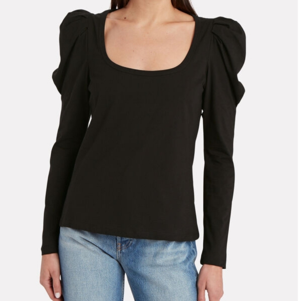 NEW A.L.C. Sewell L/S Puff Shoulder Top Sz S NWT